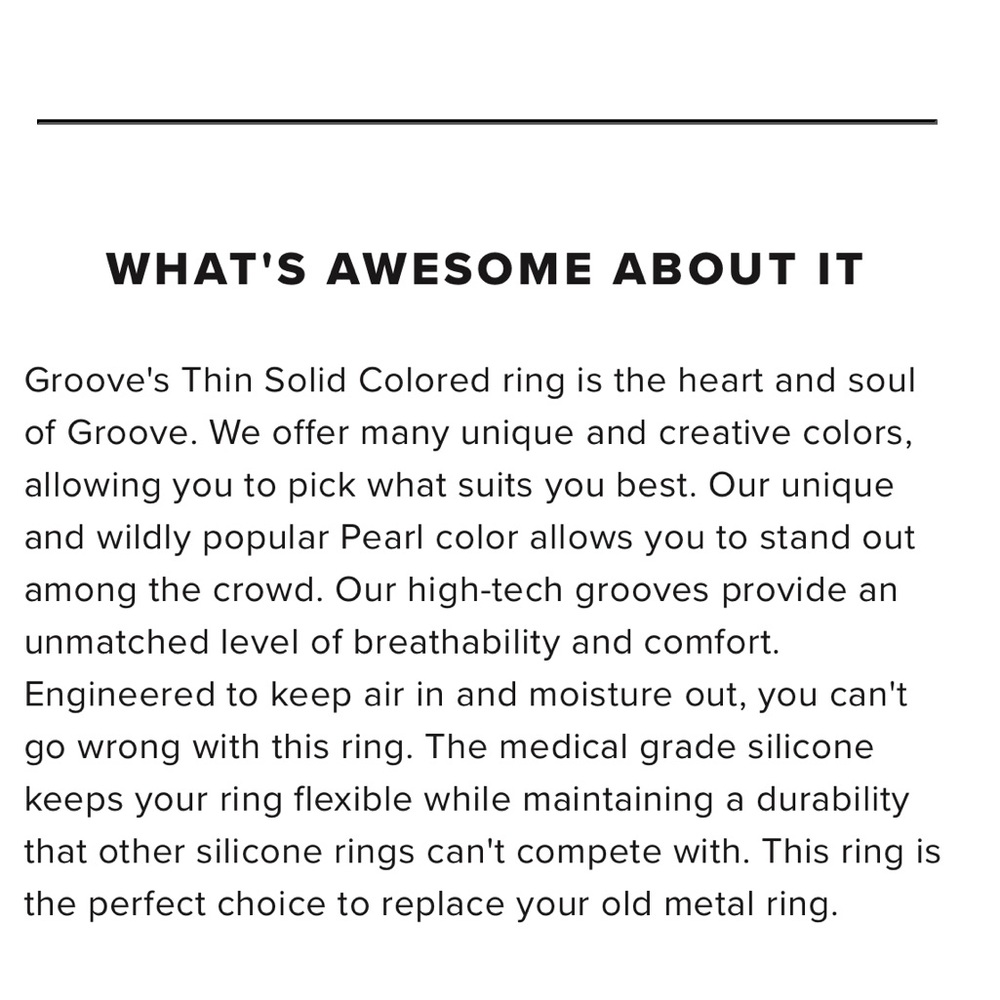 Pearlescent silicone ring - Picture 4 of 8